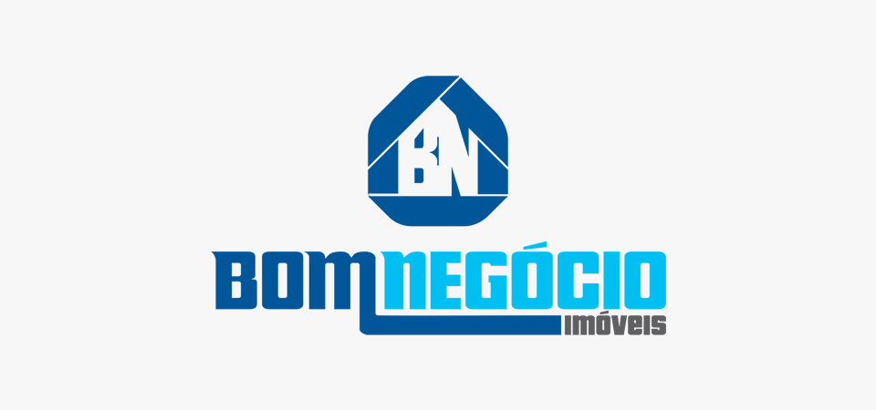 Logomarca imobiliaria Bom negócio GV